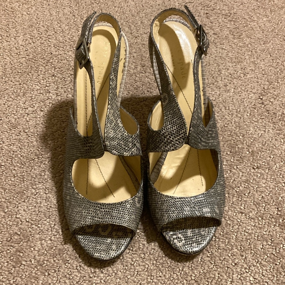 Kate Spade Snakeskin Heels